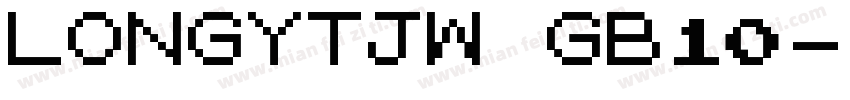 LONGYTJW GB10字体转换